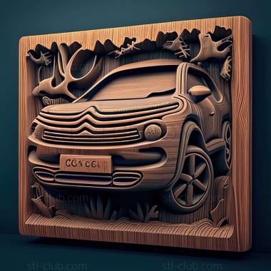 3D мадэль Citron C5 Aircross (STL)